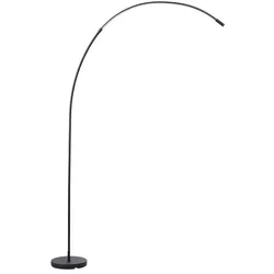 LED-Bogenleuchte Bow schwarz
