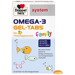 Doppelherz system Omega-3 family Kautablettem