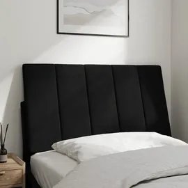 vidaXL Kopfteil-Kissen \"Hanko\" Schwarz 90 cm Samt