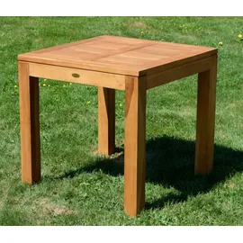 ASS Altenburger Wuchtiger Gartentisch 80 x 80 x 79 cm Braun