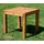 ASS Altenburger Wuchtiger Gartentisch 80 x 80 x 79 cm Braun