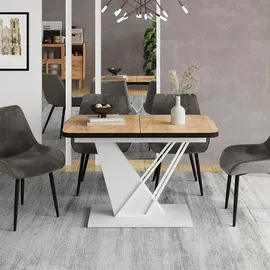 Vicco Fenaro 120 x 77,4 x 80 cm Eiche/Weiß