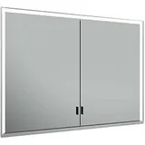 Keuco Royal Lumos Spiegelschrank für Wandeinbau, 2 lange Türen
