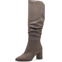 Marco Tozzi Damen Hohe Stiefel mit Absatz Kniehoch Spitz, Braun (Pepper), 36 EU - 36 EU