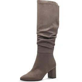 Marco Tozzi Damen Hohe Stiefel mit Absatz Kniehoch Spitz, Braun (Pepper), 36 EU - 36 EU