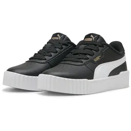 Puma Carina 3.0 Kinder Schwarz/Weiß/Gold 28