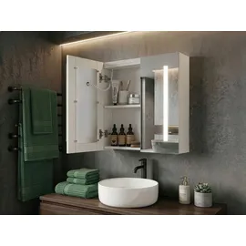 Beliani Chabunco 60 cm weiß mit LED