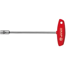 Wiha Steckschlüssel mit Quergriff Sechskant glanzvernickelt 8 x 125 mm