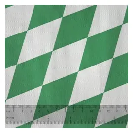 JUNOPAX Papiertischdecke Raute 50 x 0,75 m grün-weiß