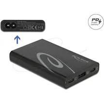 DeLock Netzteil Wechselstrom 100-240 V 60 W, 3 Ports), USB Ladegerät, Schwarz