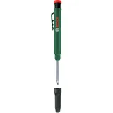 Bosch Tieflochmarker Bleistift (cleverer und robuster Tieflochmarker Druckbleistift zum Markieren auf Stein, Holz, Papier und anderen Materialien; integrierter Anspitzer)