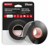 Erko Klebeband Selbstverschweißend 3 m x 25 mm Schwarz
