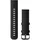 Garmin Schnellwechsel-armband, Leder schwarz/schiefergrau