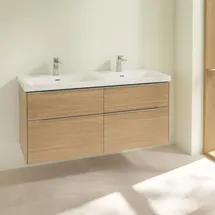Villeroy & Boch Waschbeckenunterschrank 4 Auszüge 127,2 x 57,9 x 47,8 cm Nordic Oak