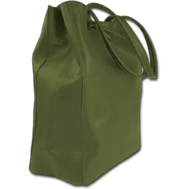 toscanto Shopper Leder Olivgrün
