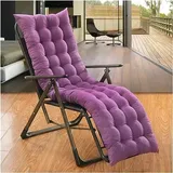 Liegenauflage, Auflage Für Gartenliege 170 X 53 X 8 Cm, Auflagen Für Deckchair, Polsterauflage Für Sonnenliege, Kissen Für Liegestuhl, Gesteppt(Stuhl Nicht Im Lieferumfang Enthalten) Kissen für Sonnen