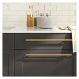 vidaXL Möbelgriffe 5 Stk. Golden 320 Mm Edelstahl