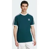 Adidas adicolor Classics 3-Streifen T-Shirt - aurora ivy, / White - M