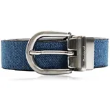 DESIGUAL Wendegürtel Baumwolle blau 85