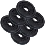 ScSPORTS ScSPORTS® Hantelscheiben Set Ø 30mm Gusseisen Gewichtsscheiben Gewichte