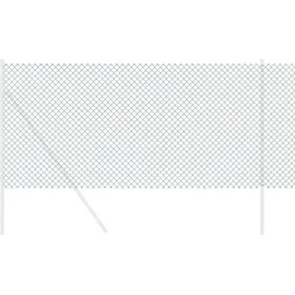 vidaXL Maschendrahtzaun 100 x 100 cm Grün/Stahl