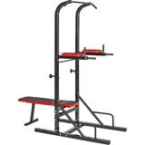 Tectake Power Tower Schwarz