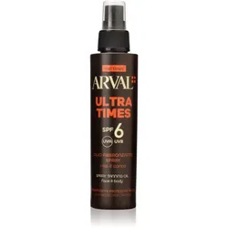 Arval Half Times Ultra Times SPF 6 Sonnenöl für Körper und Gesicht 125 ml