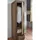 MASSIVMOEBEL24.DE Schrank 48 x 200 x 60 cm Grau