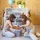 SUNWARE Q-Line Aufbewahrungsbox 40 x 30 x 18 cm 6-tlg. transparent/silber