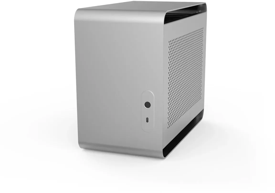 Streacom DA2, Mini Tower, PC, Silber, Mini-DTX, Mini-ITX, Aluminium, 14,5 cm