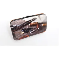 Kleiber Nähetui - Schneider Nähset für die Reise, Stoff/Metall, Braun, 12 x 7 x 1, 5 cm