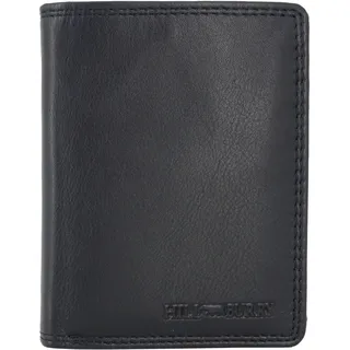 Hill Burry | Geldbörse aus Leder für Damen Herren RFID-Schutz | Münzfach Geldbeutel Geldtasche Portemonnaie Portmonee Herren (Hochformat)