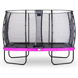 EXIT Elegant Trampolin 244x427cm mit Economy Sicherheitsnetz - lila EINHEITSGRÖSSE