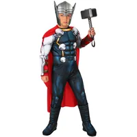 Rubies 301738M Thor Deluxe Kinder Verkleidung Jungen, Mehrfarbig, 9-10 Jahre Halloween Halloween