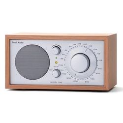 Tivoli Audio Model ONE Kirsche/Silber UKW-Radio (AM-Tuner,FM/UKW-Tuner,AUX,Kopfhöreranschluss,Retro-Radio) braun