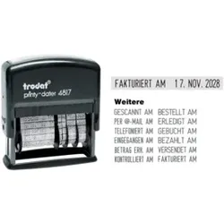 TRODAT Stempel Wortband mit Datum Printy 4817
