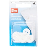 Prym Wäscheknöpfe, Kunststoff 24'' 15 mm weiß,