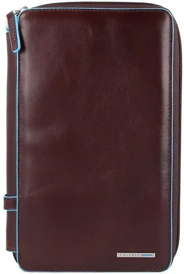 Piquadro Blue Square Reisepaassetui Leder 14 cm  braun