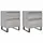 vidaXL Nachtschrank 40 x 35 x 50 cm Grau