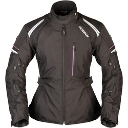 Modeka Violetta Damen Motorrad Textiljacke, schwarz, Größe 46