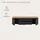 OTTO home Mambo Lowboard 200 x 54 cm Schwarz Melamin/Holzwerkstoff
