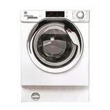 Hoover H-WASH 300 PRO HBDO485TAMCE/1-S Built-In Washing Machine, 9 kg, 1600 rpm, Inverter Motor, WiFi, Extra Care, All in One 59, White, Class A