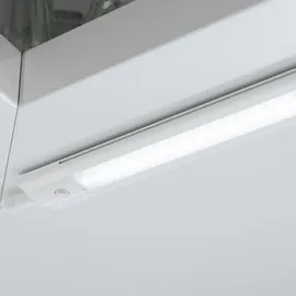 ledscom.de LED Unterbau-Leuchte SIRIS weiß matt, flach, je 50cm, je 655lm, weiß, 2er Set