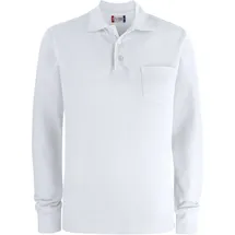 New Wave CLIQUE Basic Pocket langarm - weiß XL