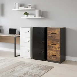 Relaxdays Aktenschrank 4700 x 1350 x 40 Schwarz