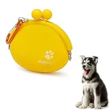 huihuijia Hundeleckerlibeutel Leckerlibeutel Beutel Hundetraining Spaziergang Tasche Hundetraining Leckerli-Tasche Hund Spaziergang Zubehör Hund Snack Spender Tasche Hundezubehör Gelb