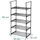 Relaxdays Schuhregal 45 x 89 x 30 cm schwarz