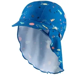 Sterntaler Bade-Schirmmütze mit Nackenschutz Weltraum königsblau, Babymode (6 - 24 Monate)