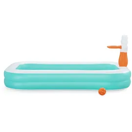 BESTWAY Dunk N Splash Family Pool Planschbecken 251 x 168 x 102 cm (54445)