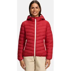 Winterjacke MARIKOO "Pack mich ein", Damen, Gr. S, rot (deep rot), Obermaterial: 100% Polyester; Innenmaterial: 100% Polyester; Futter&Wattierung: 100% Polyester, Jacken, Mit Kapuze und Beutel zum Verstauen der Jacke